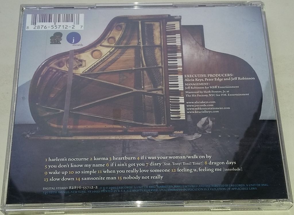 ALICIA KEYS  The Diary Of Alicia Keys  CD US - фото фото фото 2