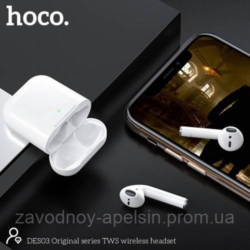 Стерео гарнитура bluetooth hoco DES03 wireless - фото фото фото 1