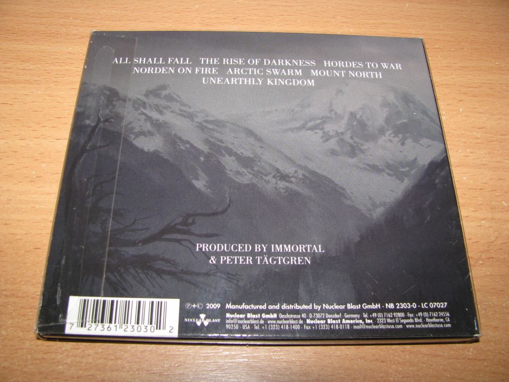 IMMORTAL - All Shall Fall  (2009 Nuclear Blast DIGI 1st press) - фото фото фото 1