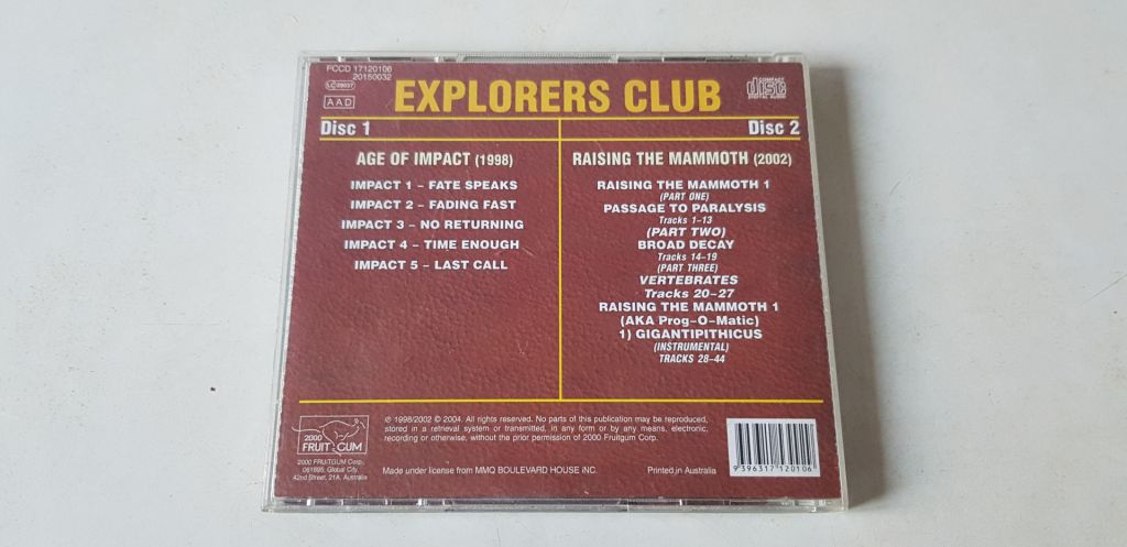 Explorers Club Age Of Impact / Raising The Mammota 2CD - фото фото фото 1