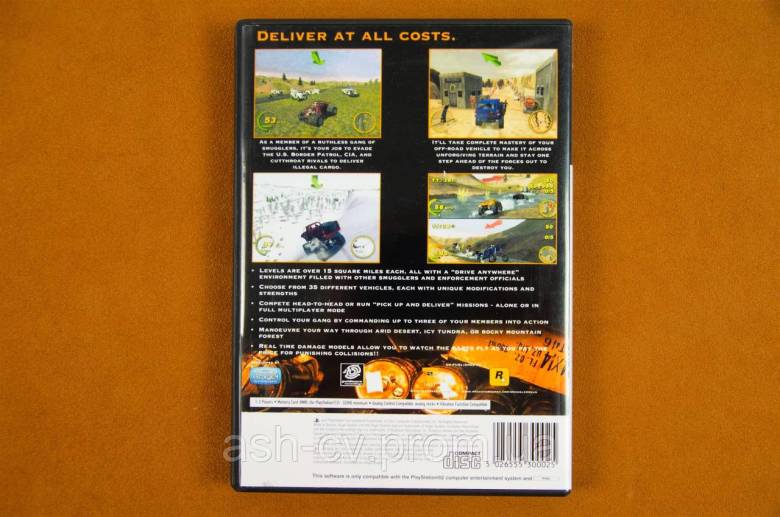 Диск Playstation 2 - SMUGGLER&amp;#039;S RUN - фото фото фото 1