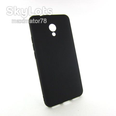 ЧЕХОЛ НАКЛАДКА SMtt Meizu M5s черный - фото фото фото 1