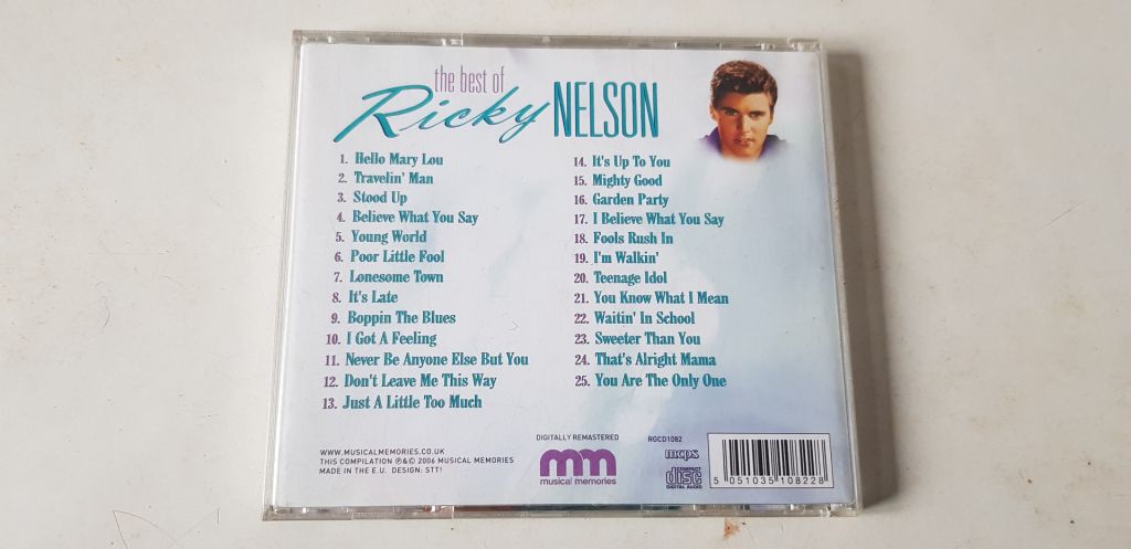 Ricky Nelson Hello Mary Lou CD фірмовий - фото фото фото 1