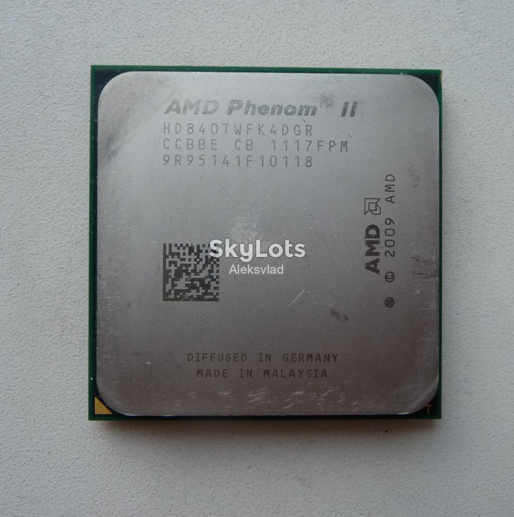 AMD Phenom II X4 840T 2,9GHz  6mb                  (HD840TWFK4DGR) 95Вт Socket AM3 - фото фото фото 0