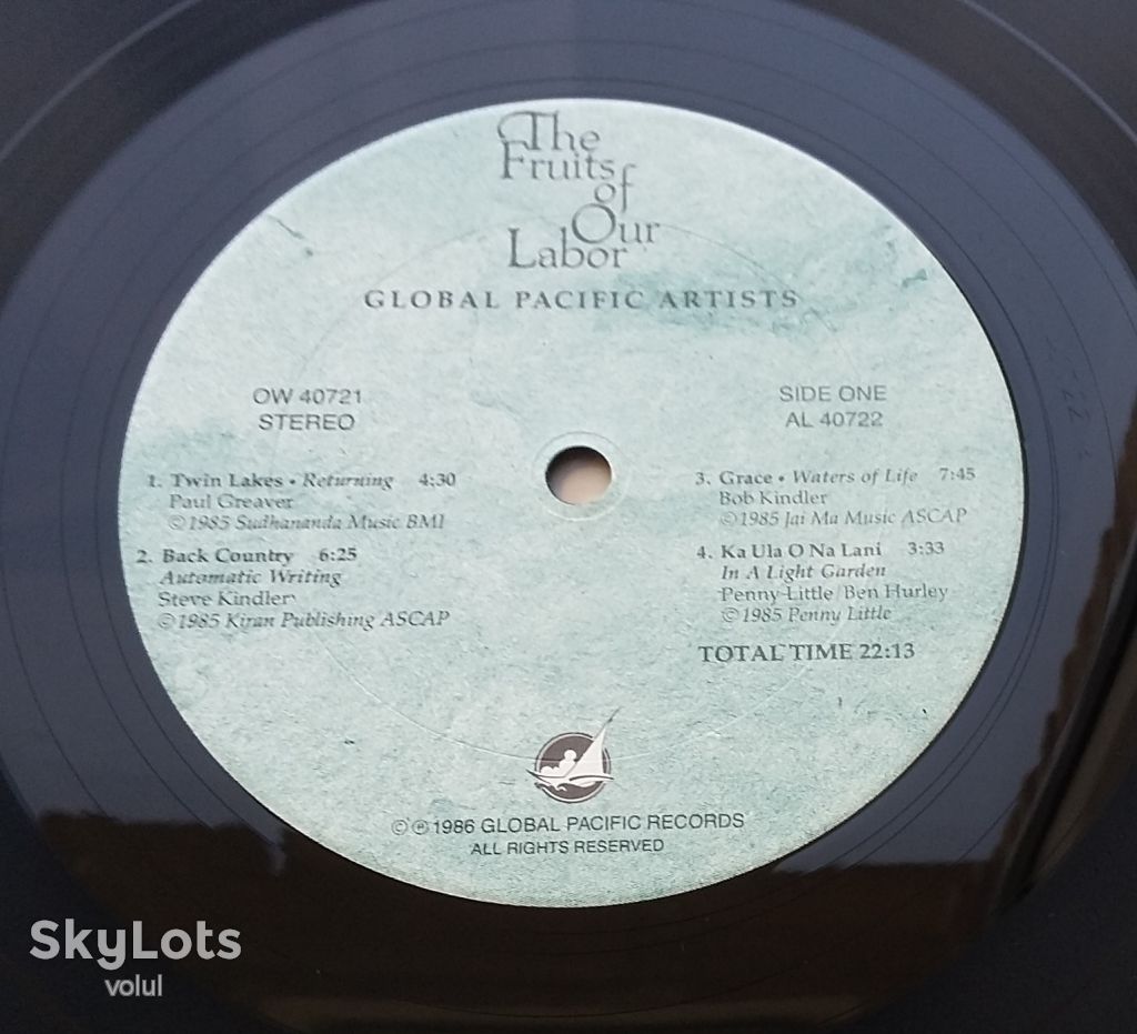 VARIOUS The Fruits Of Our Labor / Global Pacific Artists 2LP NM - фото фото фото 3