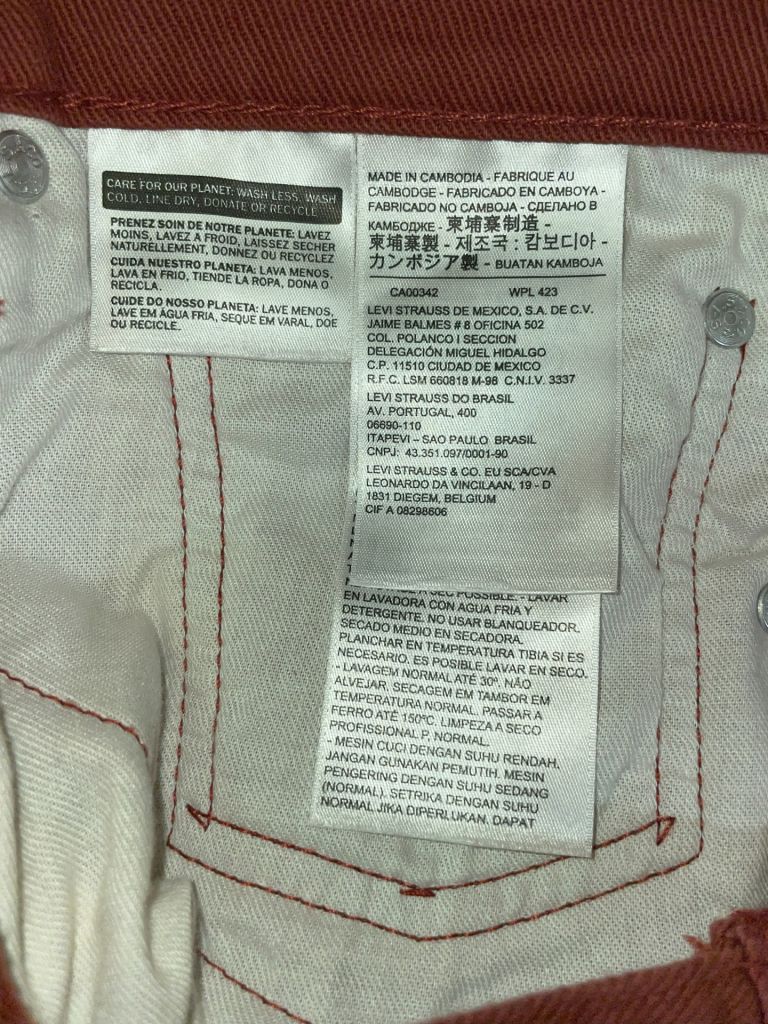 Мужские джинсы Levi's 514 Stretch 33х34  (color 1287) - фото фото фото 7