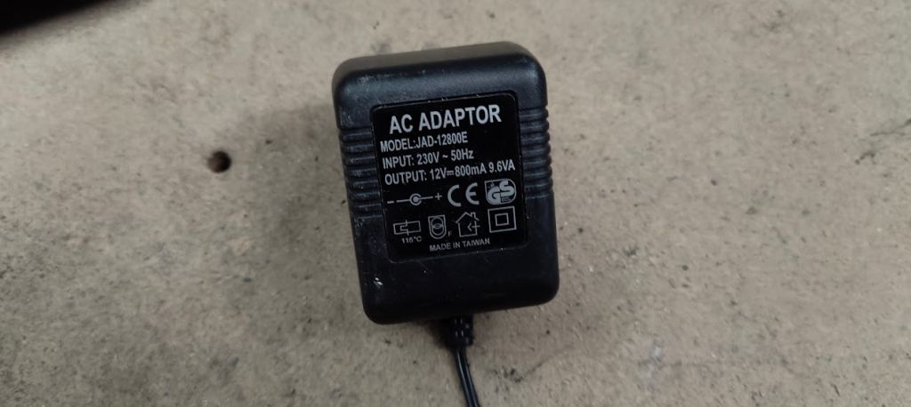 Блок питания БП AC Adaptor JAD-12800E 12V 800mA № 241504108 - фото фото фото 1