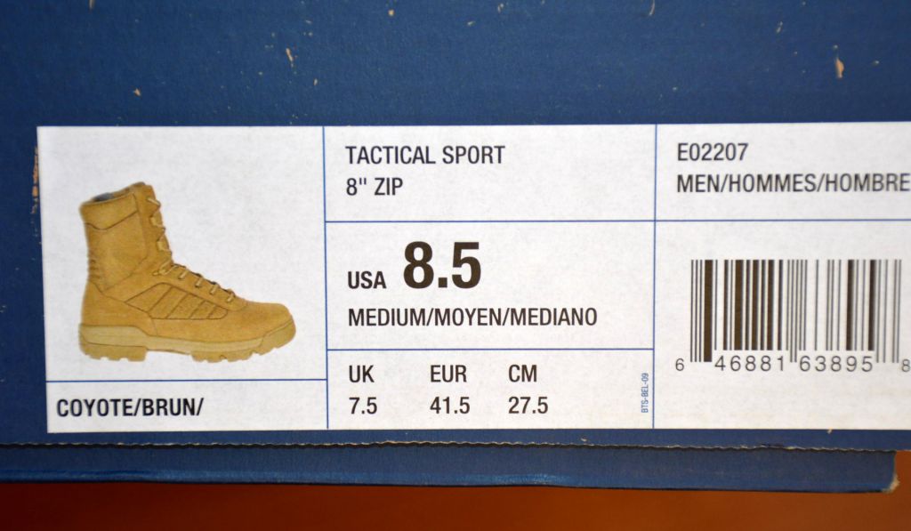 Bates E02207 Tactical Sport Side Zip Boot 8.5М - фото фото фото 7