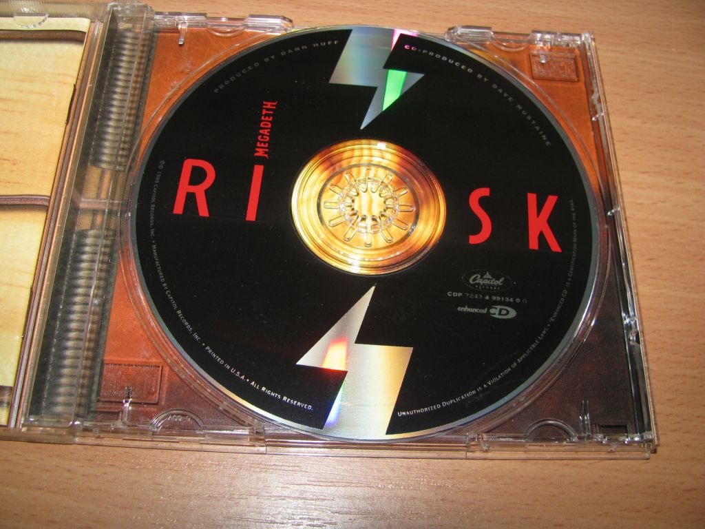 MEGADETH - Risk   (1999 Capitol 1st press,USA) - фото фото фото 2