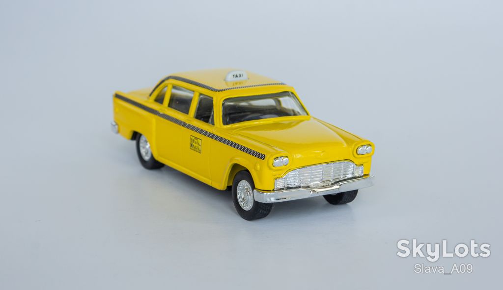 1:43 Checker Cab 1959 yellow cab, ERTL #2587 1988 - фото фото фото 5