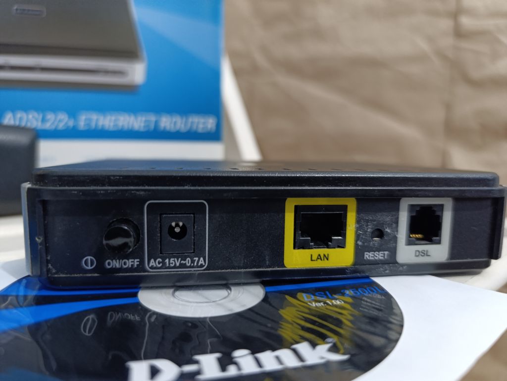 роутер ADSL/Ethernet - маршрутизатор D-Link DSL-2500U - фото фото фото 1