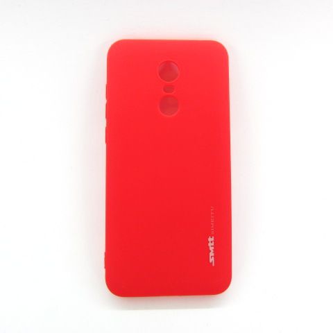 ЧЕХОЛ НАКЛАДКА Xiaomi Redmi 5 plus Note SMTT Soft Touch красный - фото фото фото 1