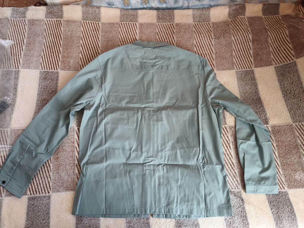Вітровка Hugo Cotton Mix Canvas Zip Up Overshirt - фото фото фото 6
