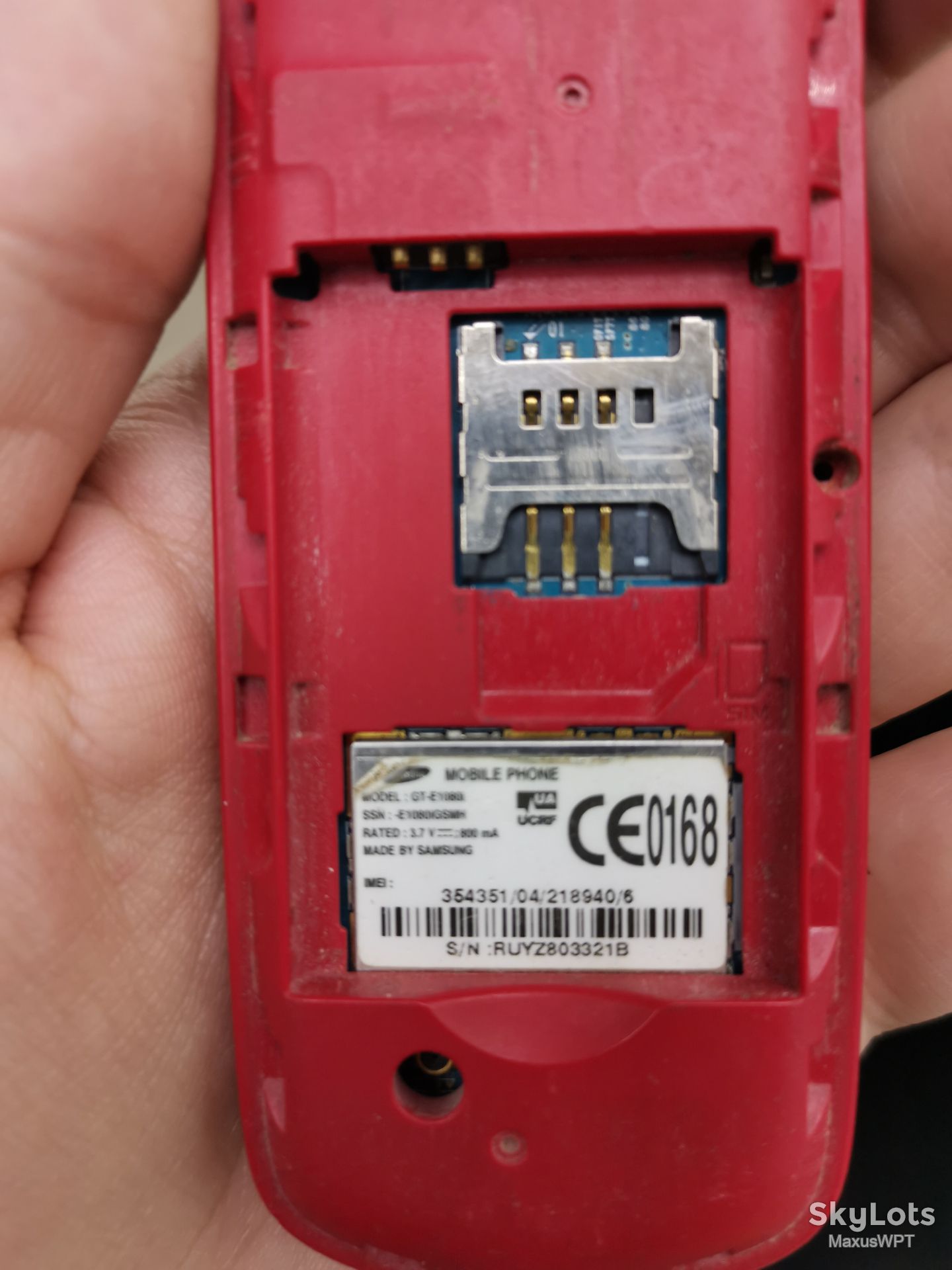 Sklad samsung e1080i red ne charge - фото фото фото 4