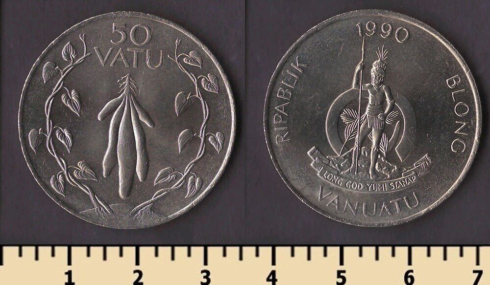 Вануату 50 вату 1990 - фото фото фото 0