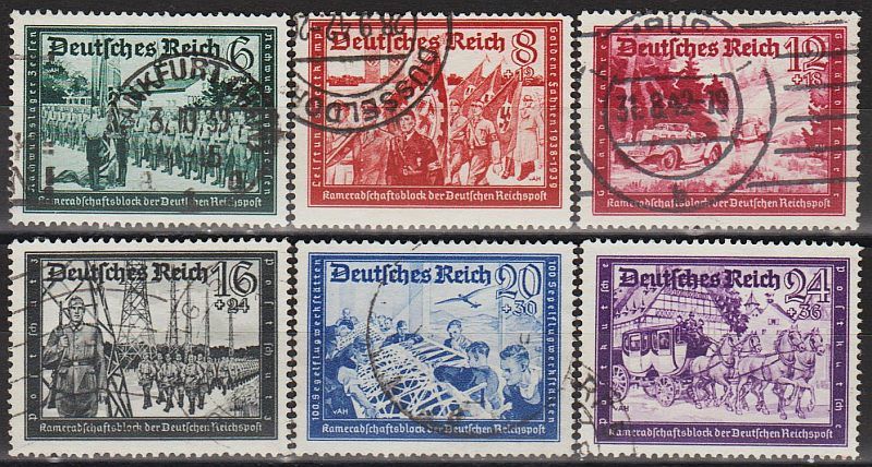 1941 - Рейх - Пошта Німеччини Mi.773-78 _гаш _32,0 € - фото фото фото 0