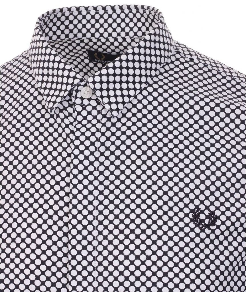 Новая рубашка в горошек 'Fred Perry' 42-44р - фото фото фото 1