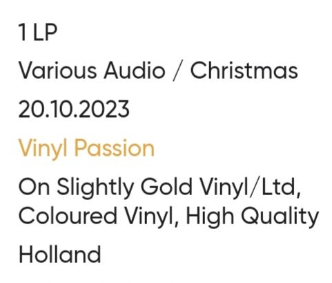 V.A. A Sparkling Christmas. 2019.  (LP). 12. Colour Vinyl. Пластинка. Europe. S/S. - фото фото фото 4