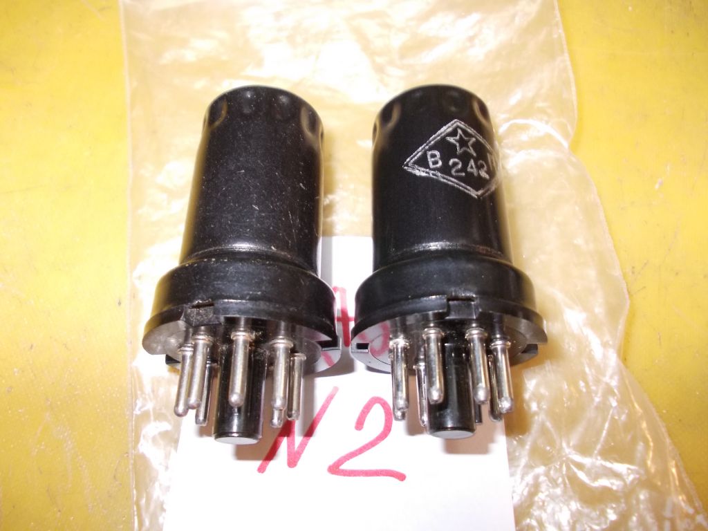 Радиолампа 6ж3, пара №2, металл. - фото фото фото 2