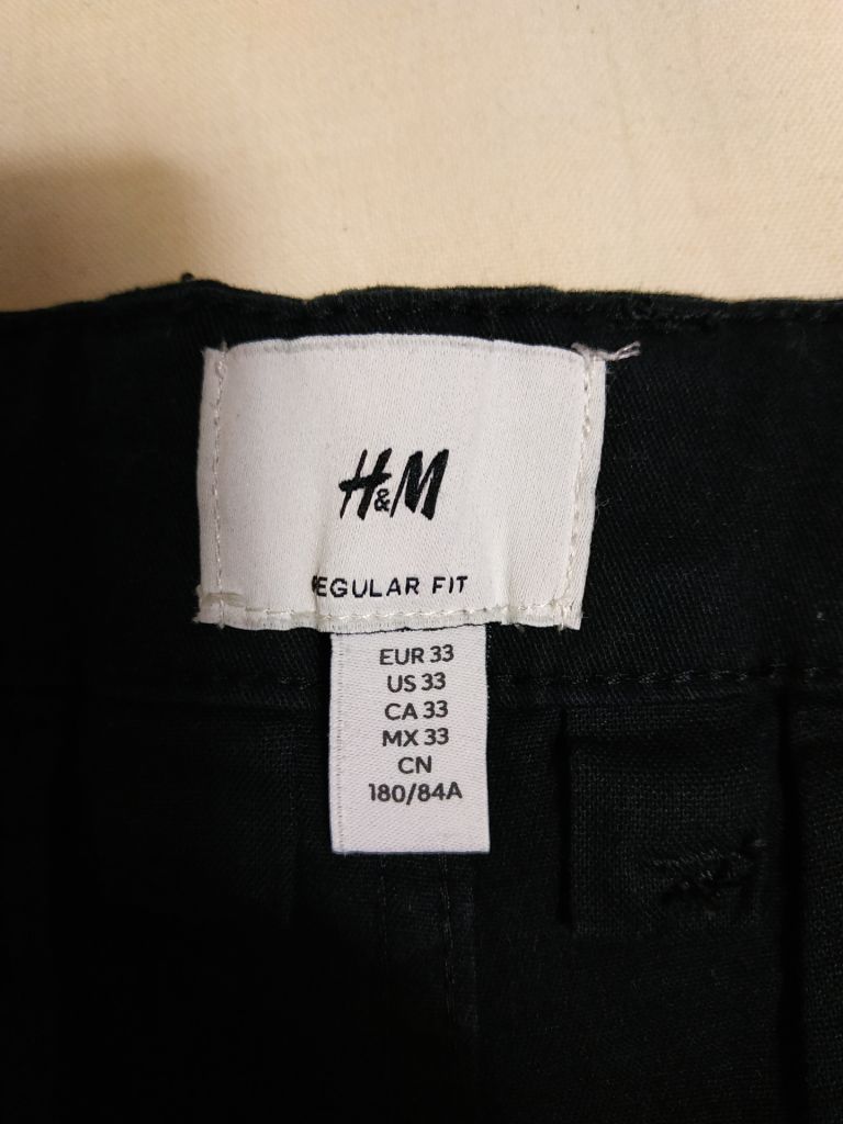 Шорти чорні стрейчеві H &amp; M р-р 33 - фото фото фото 7