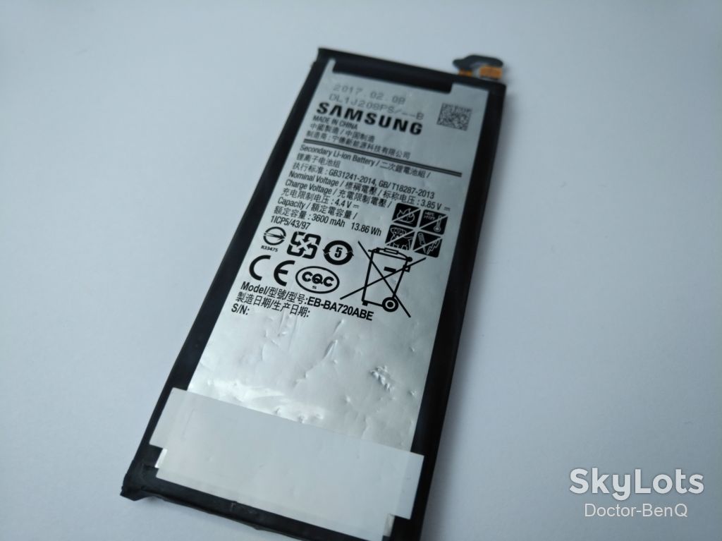 Аккумулятор EB-BA720ABE BA720ABE для Samsung A720 Galaxy A7 - фото фото фото 1