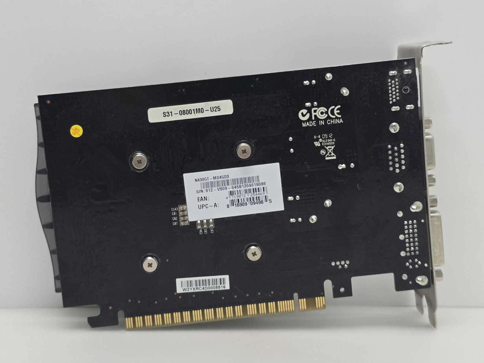Відеокарта MSI GeForce GT 430 4GB   (GDDR3,128 Bit,HDMI,PCI-Ex,Б/у) - фото фото фото 2