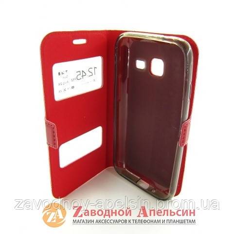 Чехол книга Samsung J1 mini J105 Smart Case red - фото фото фото 2