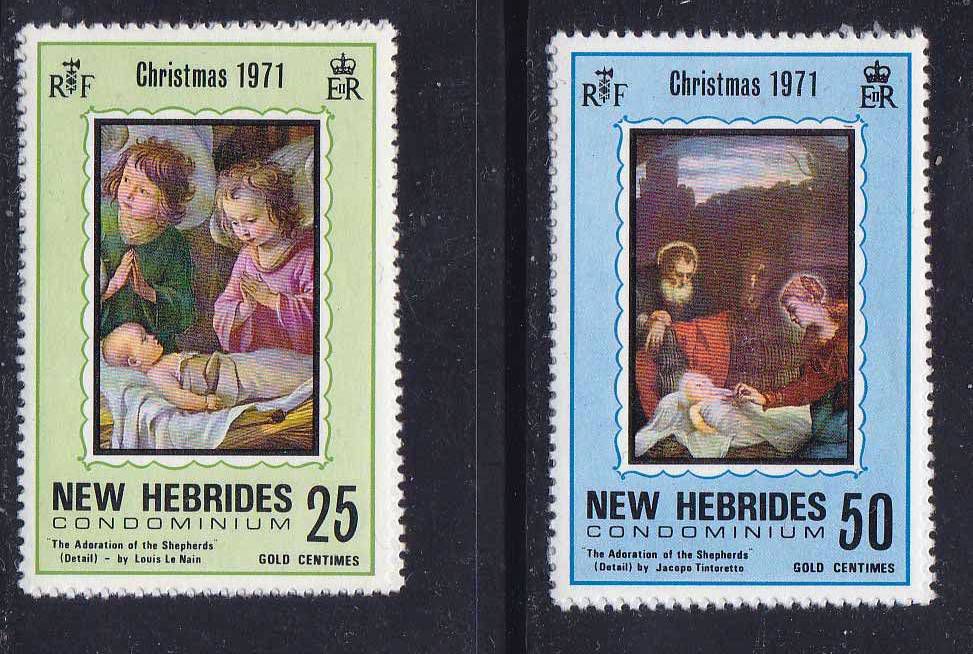 NM Новые Гебриды 1971 г MNH - RF - фото фото фото 0