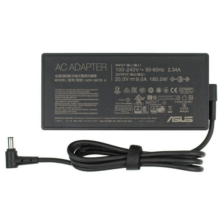 Адаптер для ноутбука ASUS 20V, 9A, 180W, 6.0*3.7мм-PIN, black - фото фото фото 0