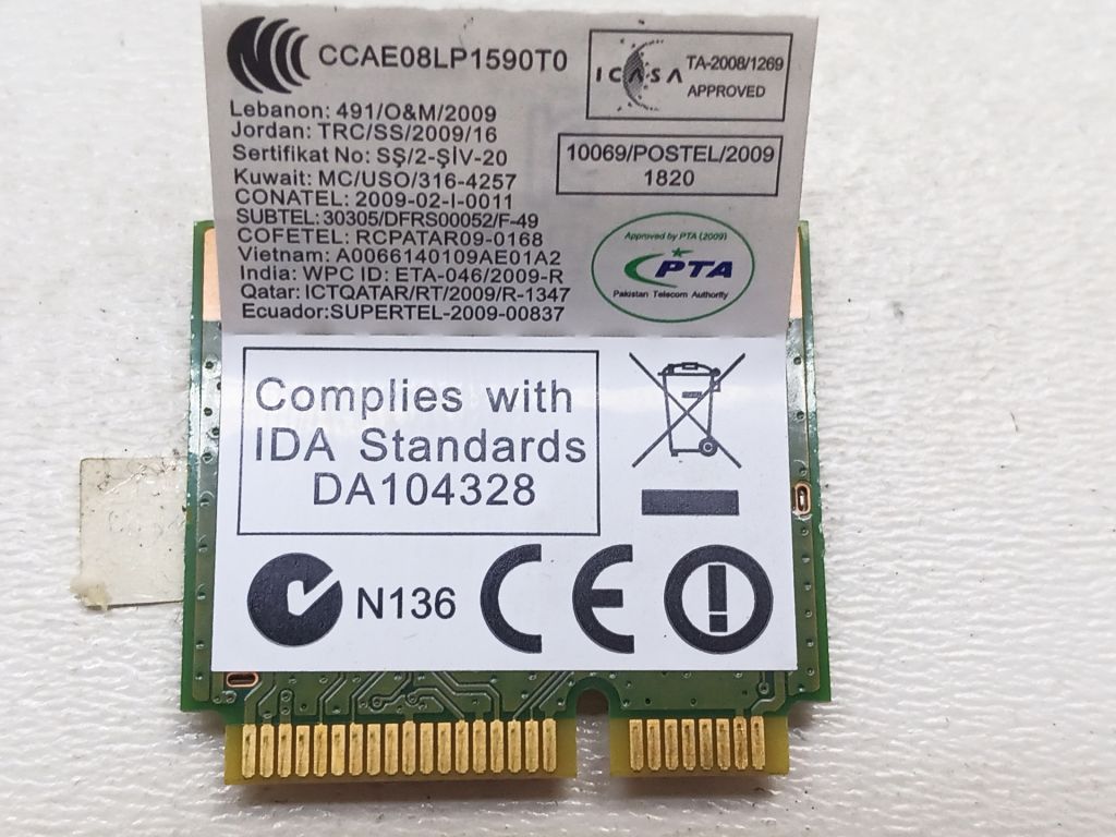 Б/У Wi-Fi карта на Lenovo G570 - фото фото фото 2