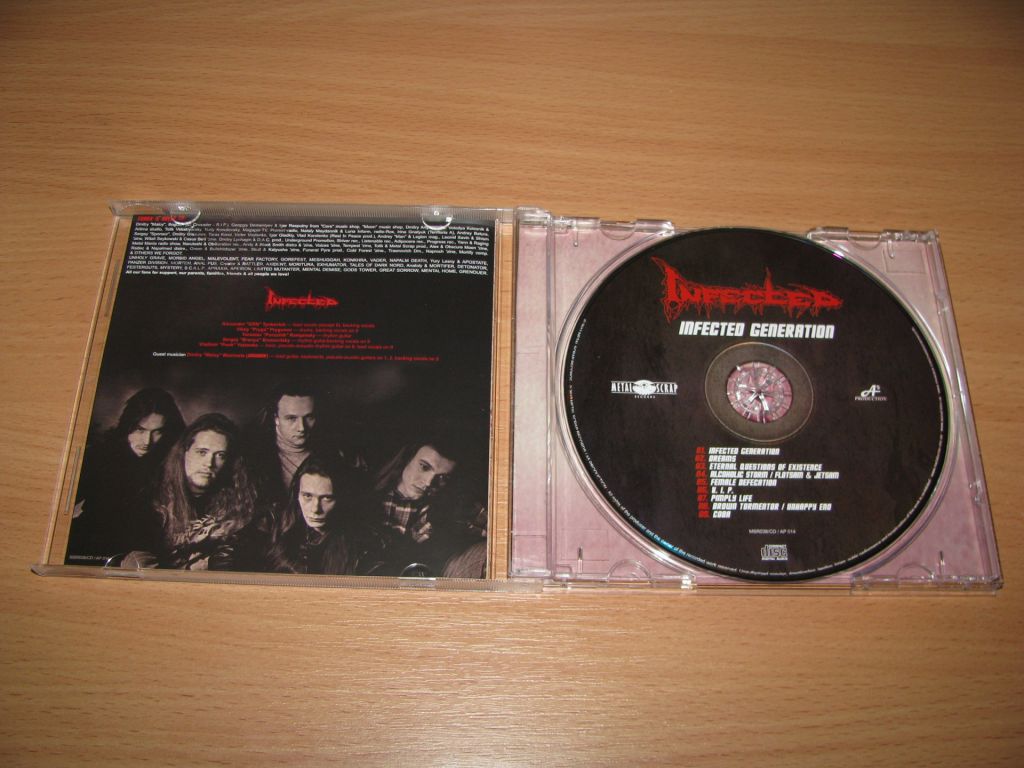 INFECTED - Infected Generation   (1995,2012 Metal Scrap 1st press) - фото фото фото 1