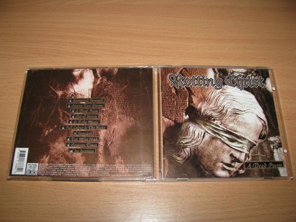 ROTTING CHRIST - A Dead Poem  (1997 Century Black 2CD 1st press,USA) - фото фото фото 0