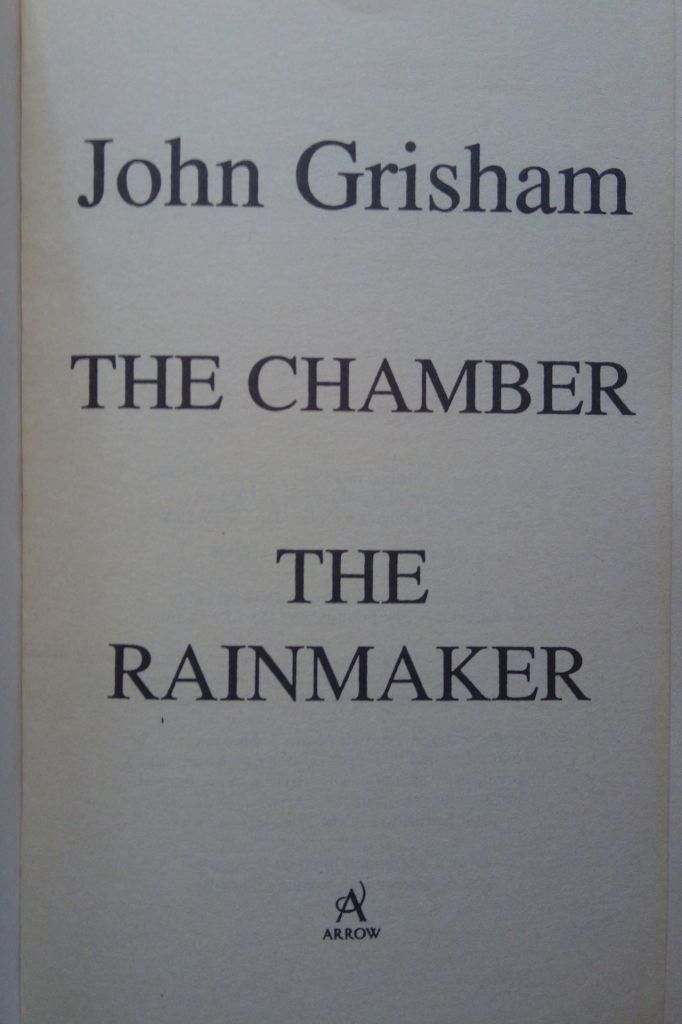 Chamber The Rainmaker The John Grisham English на Английском книга - фото фото фото 1