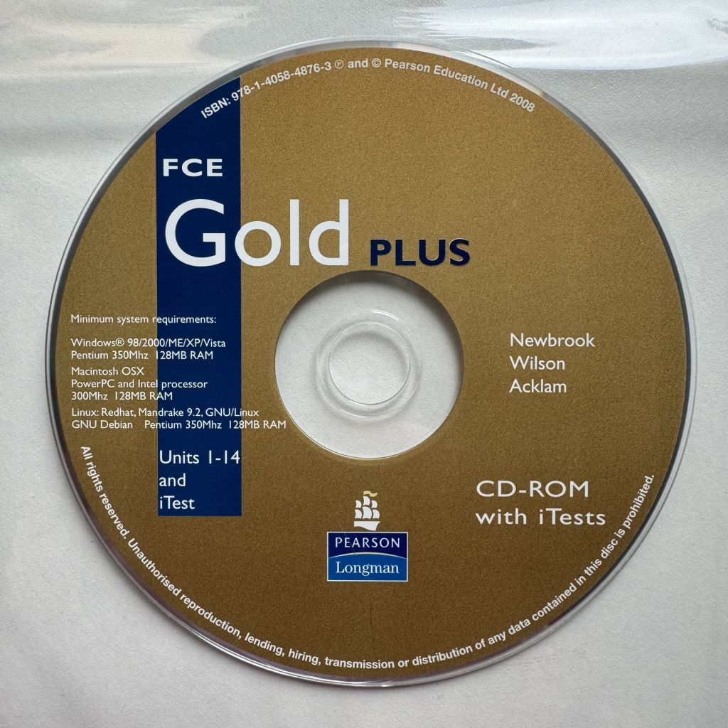 CD диск для курсу англійської мови FCE Gold Plus  (Pearson Longman) - фото фото фото 0