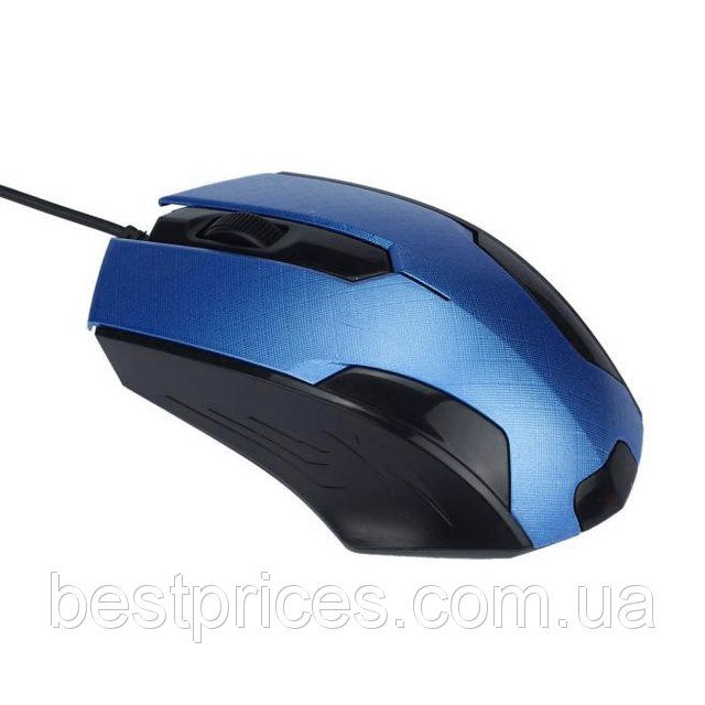 Проводная оптическая мышь optical mouse синяя - фото фото фото 2