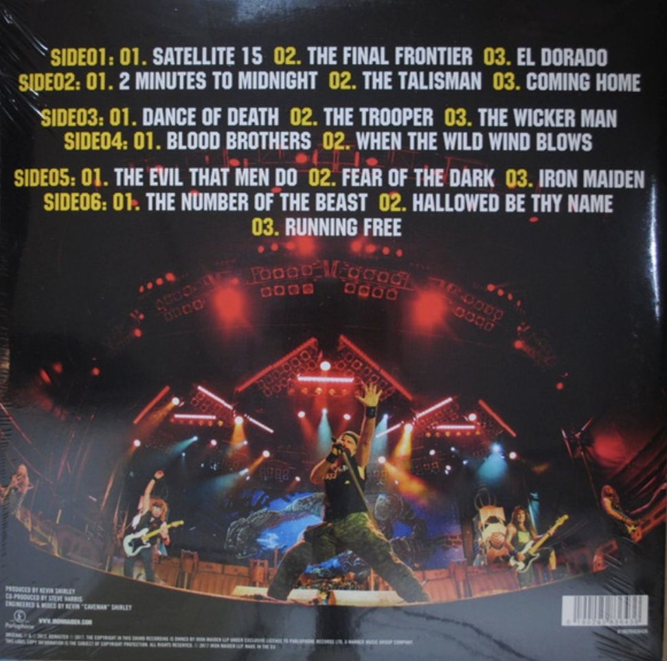 Iron Maiden - En Vivo! - 2012.  (3LP). 12. Vinyl. Пластинки. Europe. S/S. - фото фото фото 2
