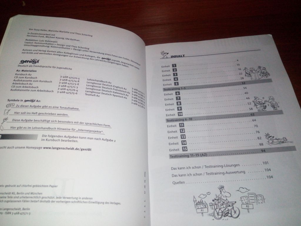 Genial - Deutsch als Fremdsprache  (Arbeitsbuch A2) - фото фото фото 2