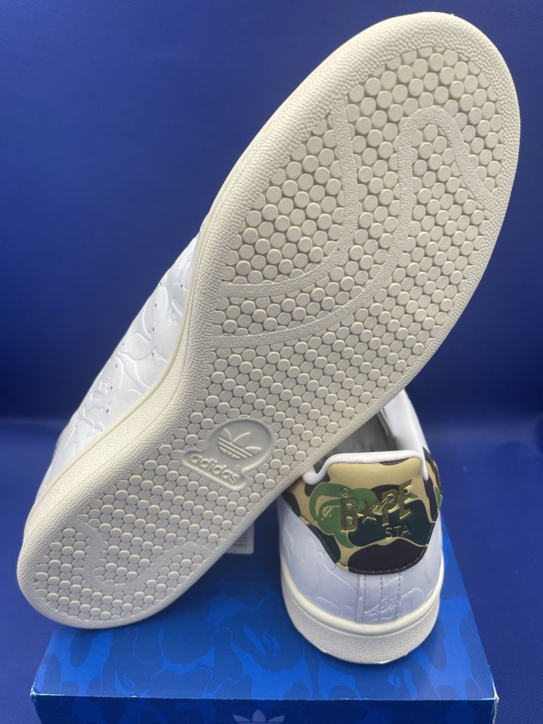 Кроссовки Adidas Stan Smith x BAPE IG1115  (US 9) - фото фото фото 2