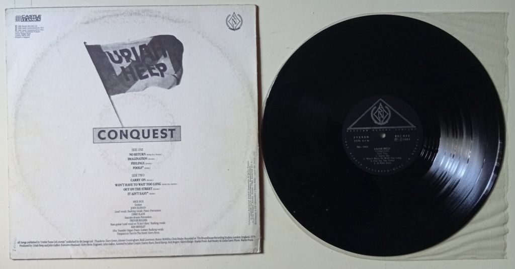 Uriah Heep - Conquest 1980  (Russia)  (EX/NM-) - фото фото фото 1