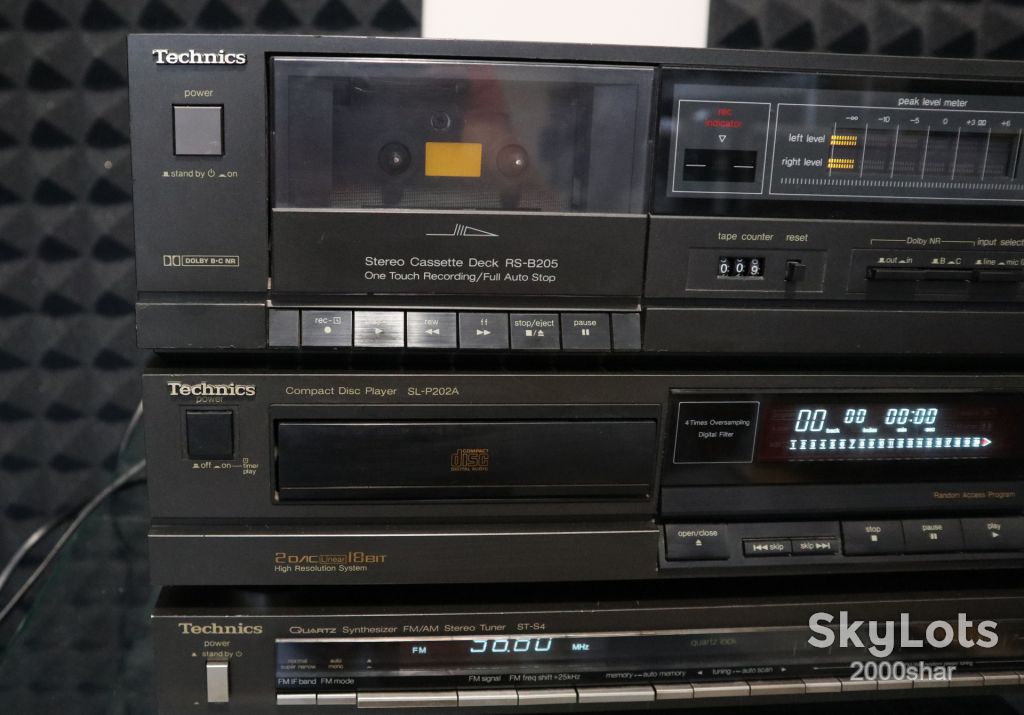 Стойка Technics кассетная дека, сд проигрыватель, тюнер. - фото фото фото 2