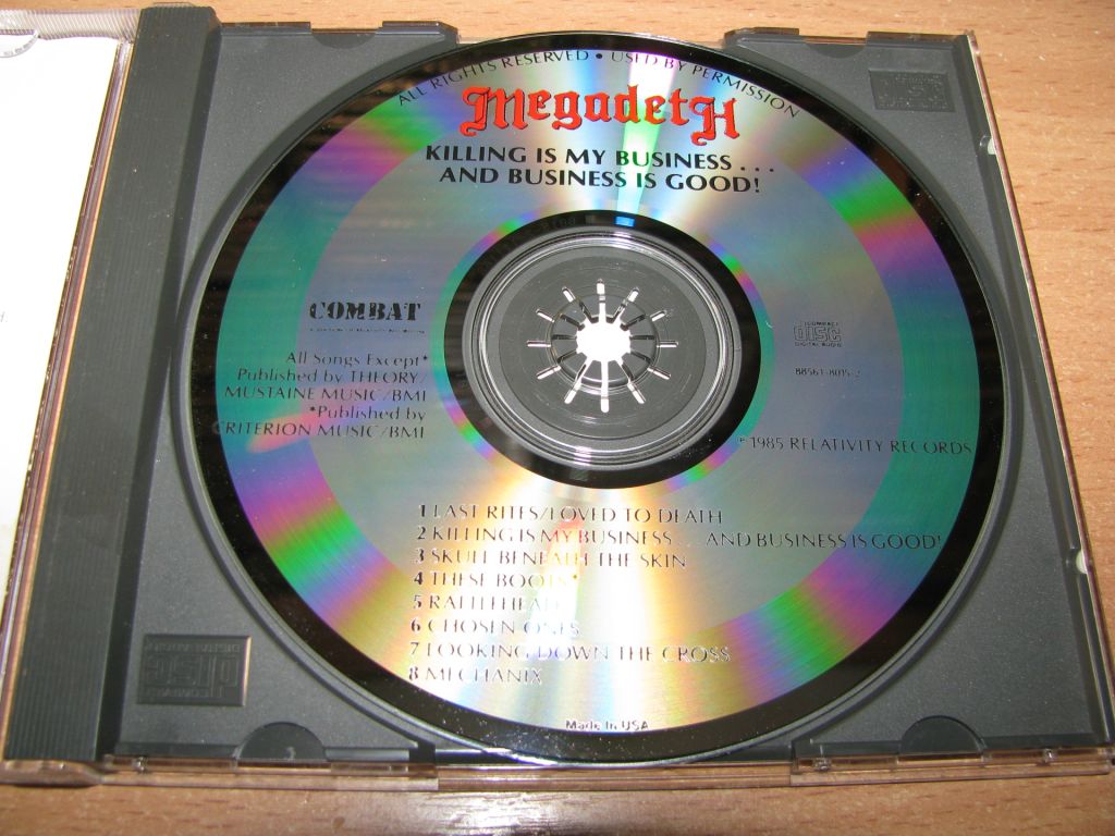 MEGADETH - Killing Is My Business  (1986 Combat USA) - фото фото фото 2