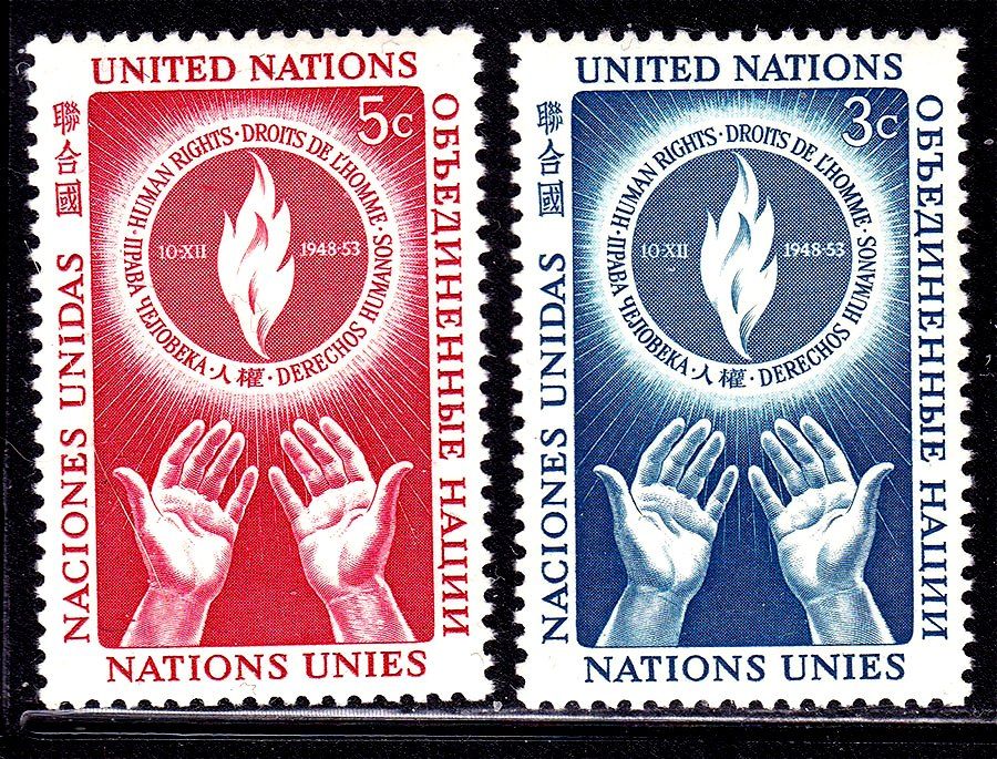 ООН / UN  1953 г MNH - - фото фото фото 0