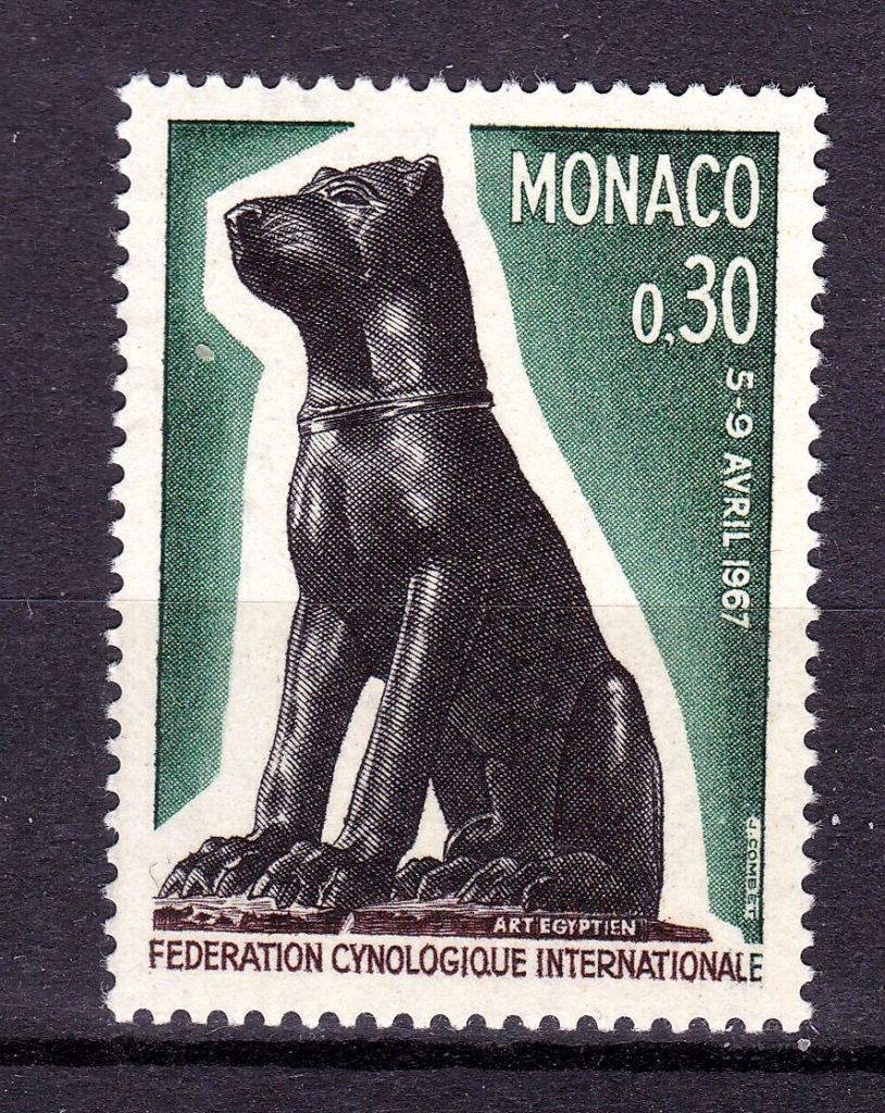 Фауна . Монако 1967 г MNH - собака - фото фото фото 0