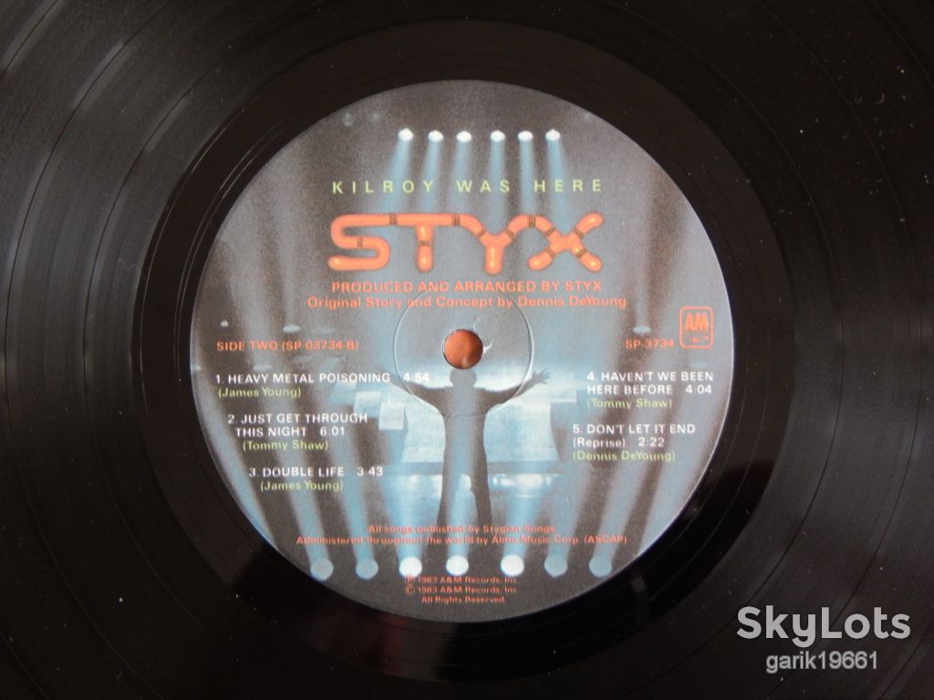 Styx ‎– Kilroy Was Here (A&amp;M Records ‎– SP-3734, US) insert NM-/NM- - фото фото фото 5