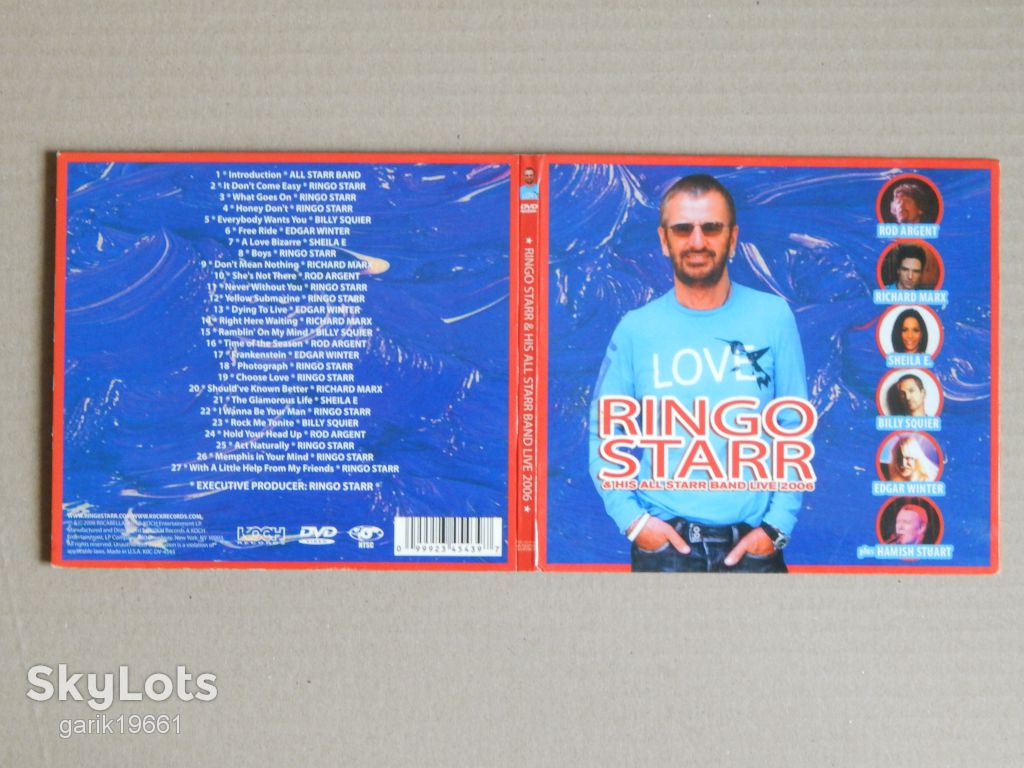 Ringo Starr &amp; His All Starr Band Live 2006 (DVD, Unofficial Release, Digipak) - фото фото фото 2