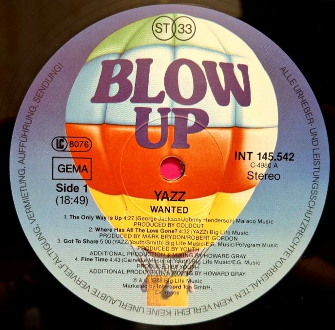 Yazz - Wanted - 1988.  (LP). 12. Vinyl. Пластинка. Germany. - фото фото фото 4