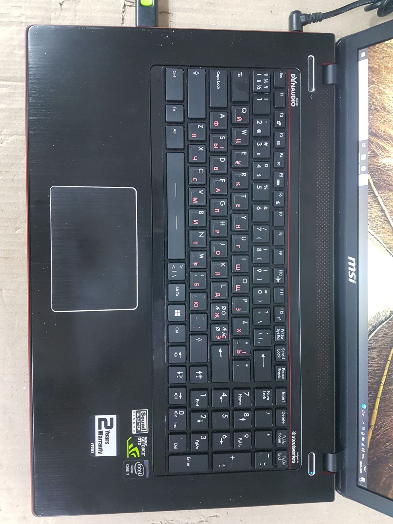 Ноутбук MSI MS-1759 17" /i7-4700HQ/8gb/240gb/GTX 850m   (№372) - фото фото фото 6