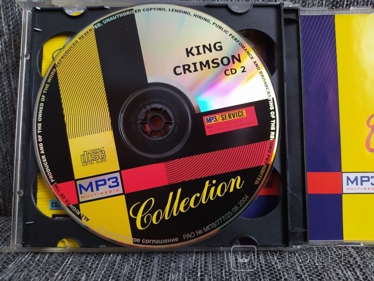 King Crimson &amp; Cenesis. Два двойных MP3 диска. - фото фото фото 2