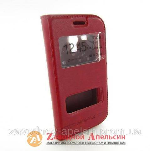 Чехол книга Samsung S7562 S7560 S7572 Smart Case red - фото фото фото 0