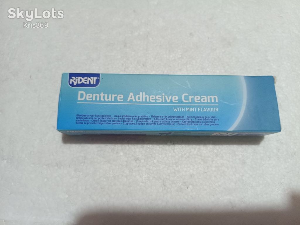 Крем для фіксації зубних протезів Rident Denture Adhesive Cream  (40 г) - фото фото фото 3